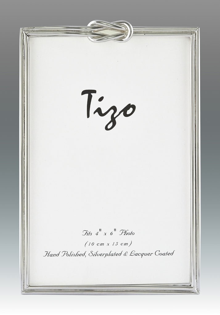 Tizo Design Knot Silverplate Frame, 4*6 - Charles Mayer