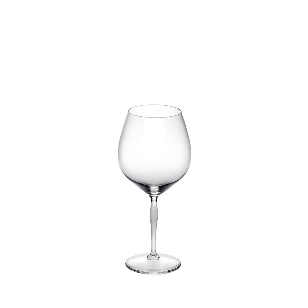 Lalique 100 Points Burgundy Glass, Set Of 2 - Charles Mayer