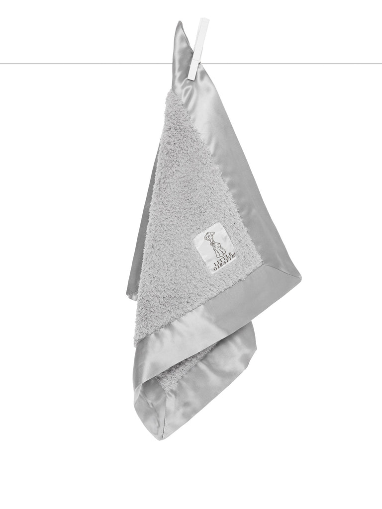 Little Giraffe Chenille Silver Blanky - Charles Mayer