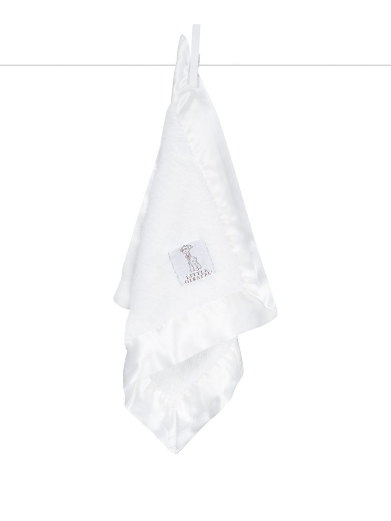 Little Giraffe Chenille White Blanky - Charles Mayer