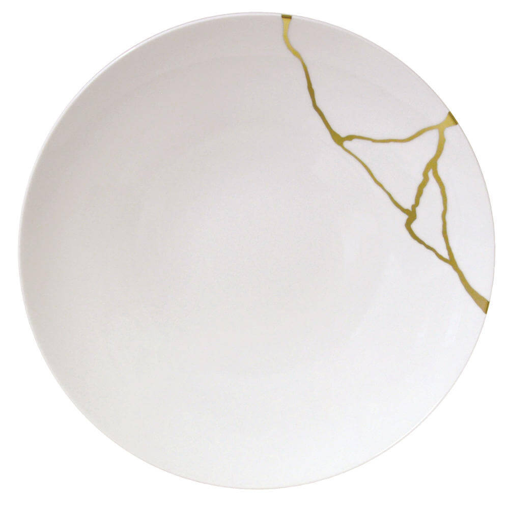 Bernardaud Kintsugi Coupe Salad Plate - Charles Mayer
