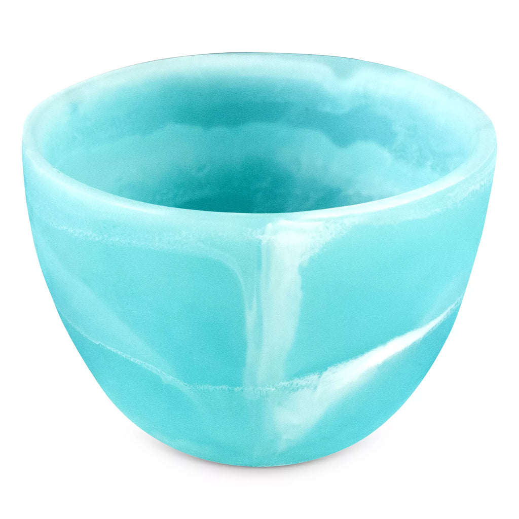 Nashi Home Resin Turquoise Swirl Deep Medium Bowl - Charles Mayer