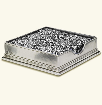 Match Pewter Cocktail Napkin Holder, No Napkins - Charles Mayer