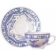 Gien Oiseau Bleu Tea Cup & Saucer - Charles Mayer