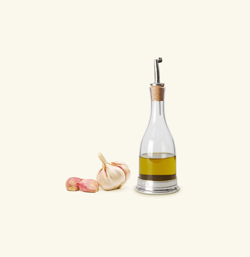 Match Pewter Cruet With Cork Dispenser - Charles Mayer