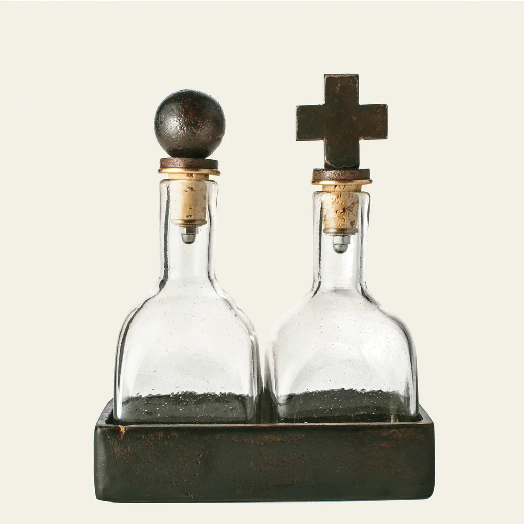 Jan Barboglio Compadres Vessels On Iron Stand - Charles Mayer