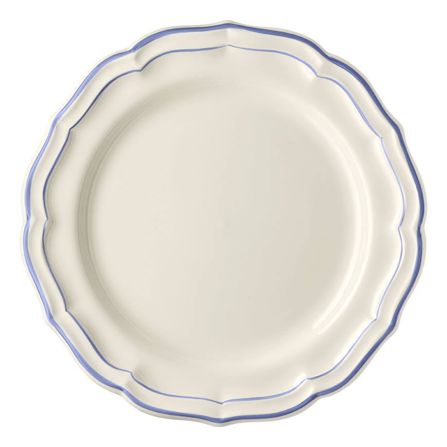 Gien Filet Blue Dinner Plate - Charles Mayer