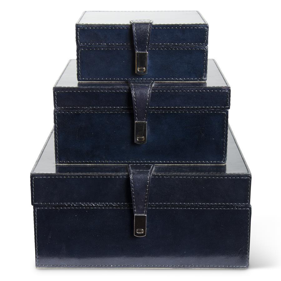 Royal Blue Leather Box - Charles Mayer