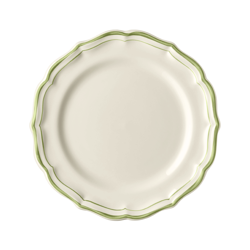 Gien Filet Green Salad/Dessert Plate - Charles Mayer