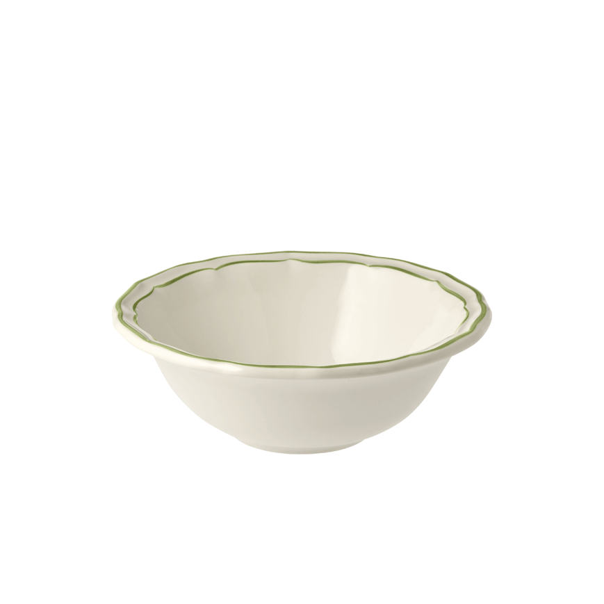 Gien Filet Green Cereal Bowl - Charles Mayer