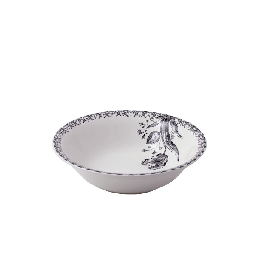 Gien Tulipes Noires U.S. Cereal Bowl - Charles Mayer