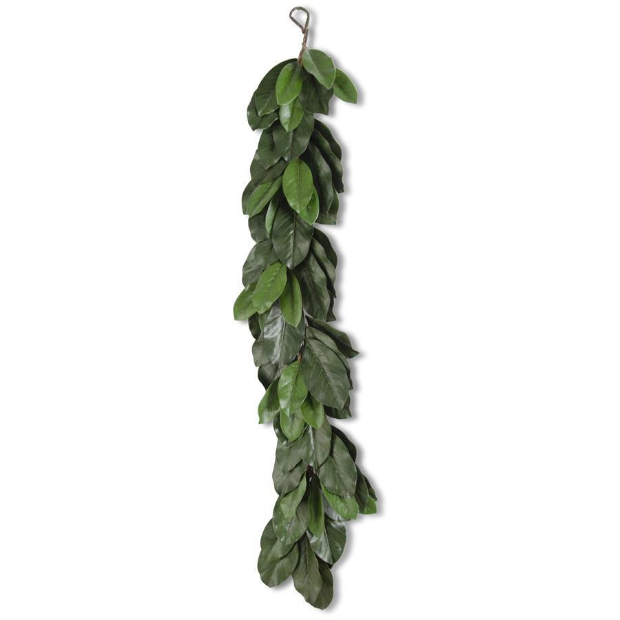 60" Green Magnolia Leaf Garland - Charles Mayer