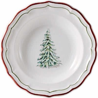 Gien Filet Noel Canape Plate - Charles Mayer