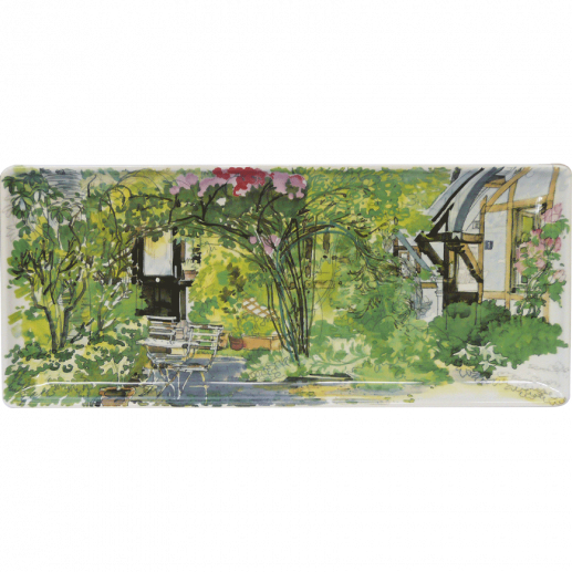 Gien Paris A' Giverny Oblong Serving Tray - Charles Mayer