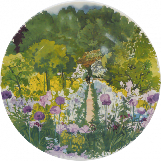 Gien Paris A' Giverny Cake Platter - Charles Mayer