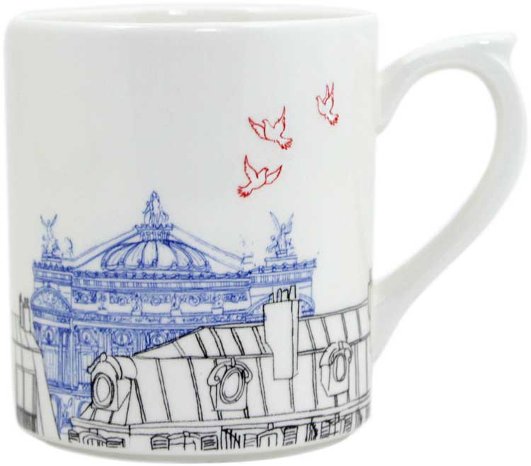 Gien Ca C'Est Paris! XL Mug - Charles Mayer