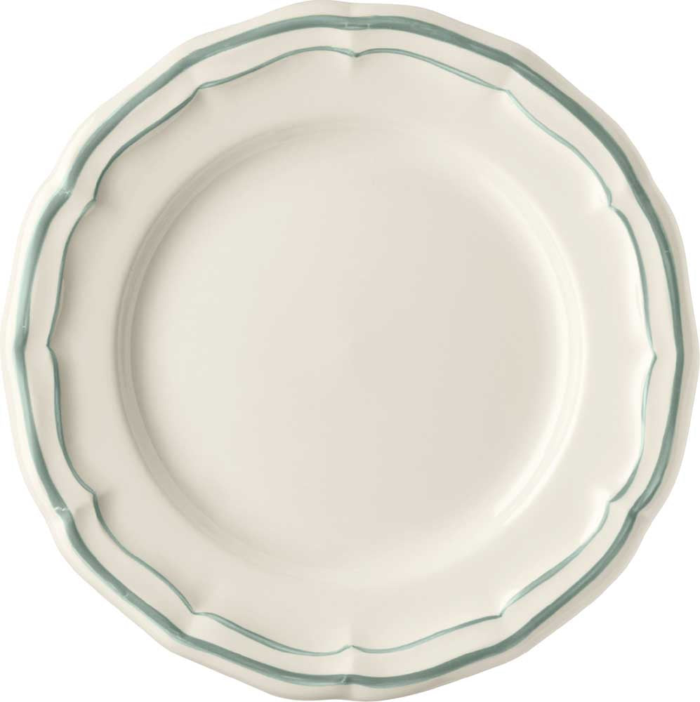Gien Filet Earth Grey Canape Plate - Charles Mayer