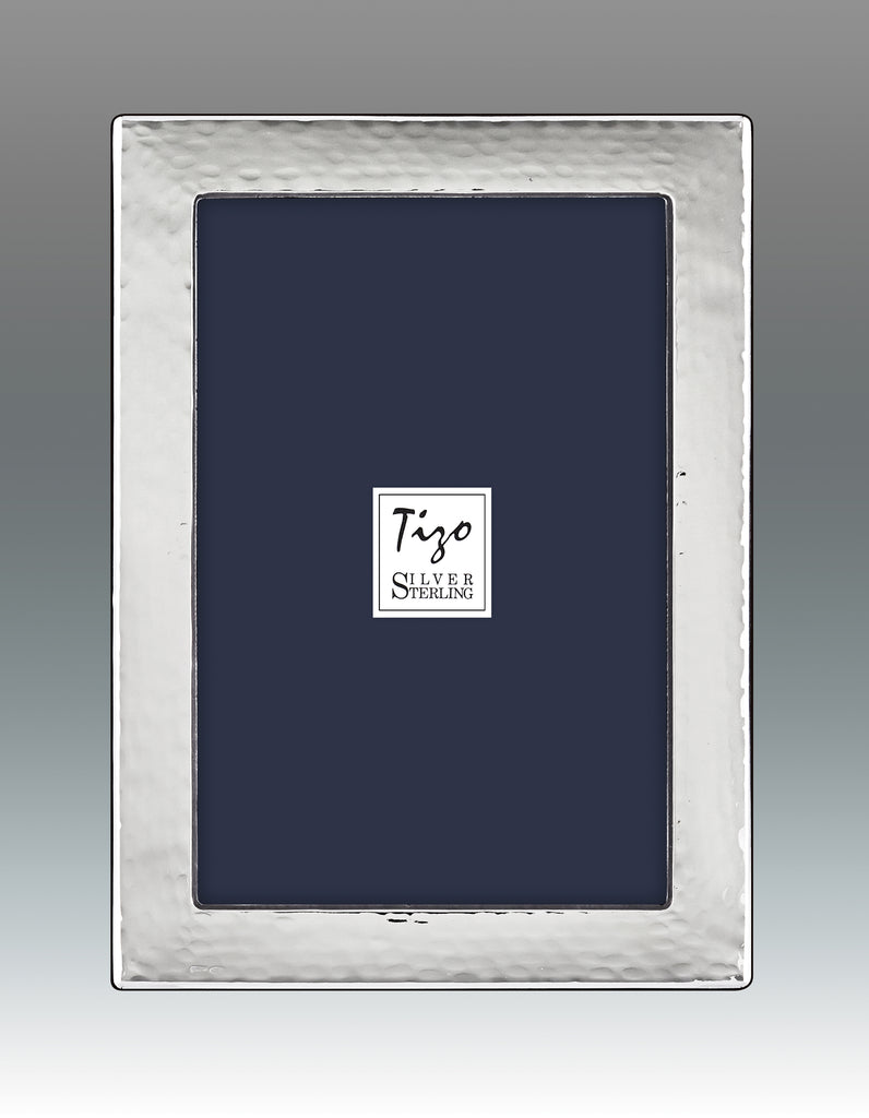 Tizo Design Sterling Hammered Frame, 8*10 - Charles Mayer