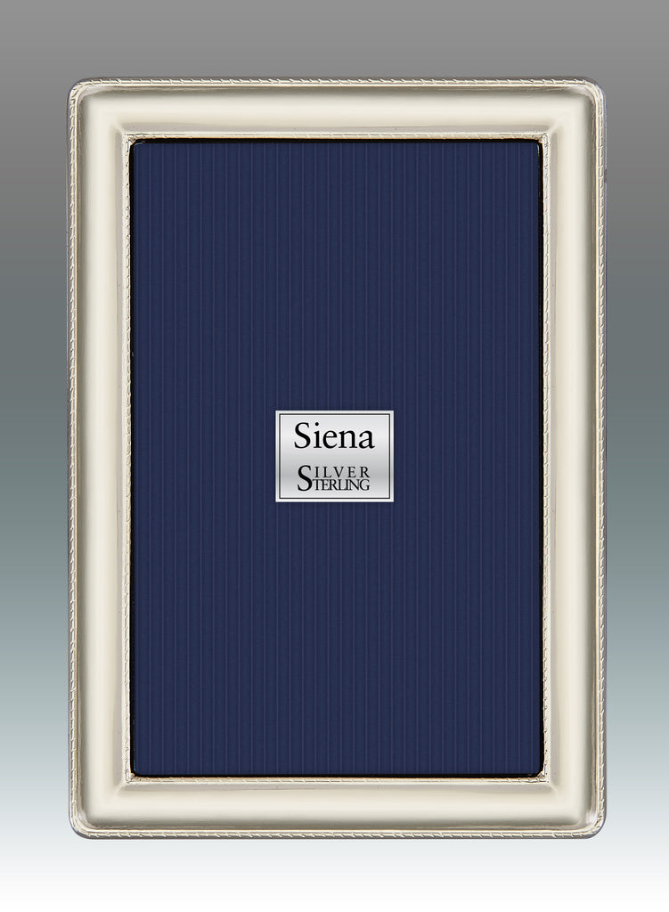 Tizo Design Sterling Fine Braid Frame, 5*7 - Charles Mayer