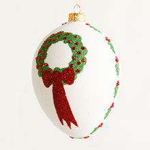 Thomas Glenn Wreath Egg Ornament - Charles Mayer