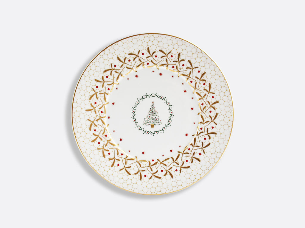 Bernardaud Noel White Salad/Dessert Plate - Charles Mayer