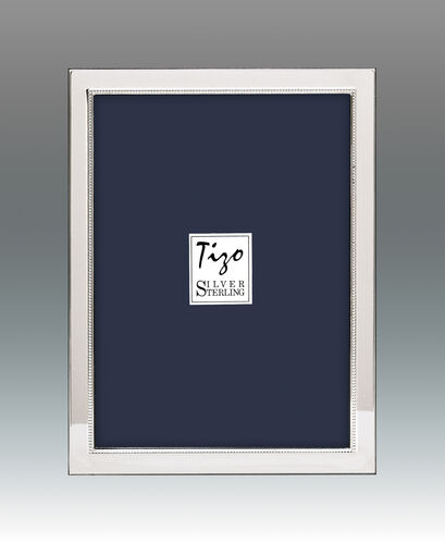 Tizo Design Sterling Narrow Flat Inner Bead Frame, 4*6 - Charles Mayer