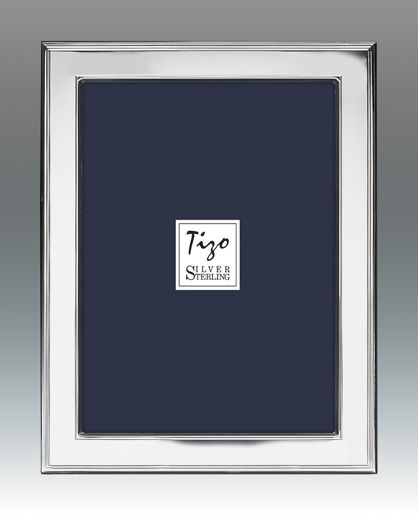 Tizo Design Sterling Plain Bezel Border Frame, 5*7 - Charles Mayer