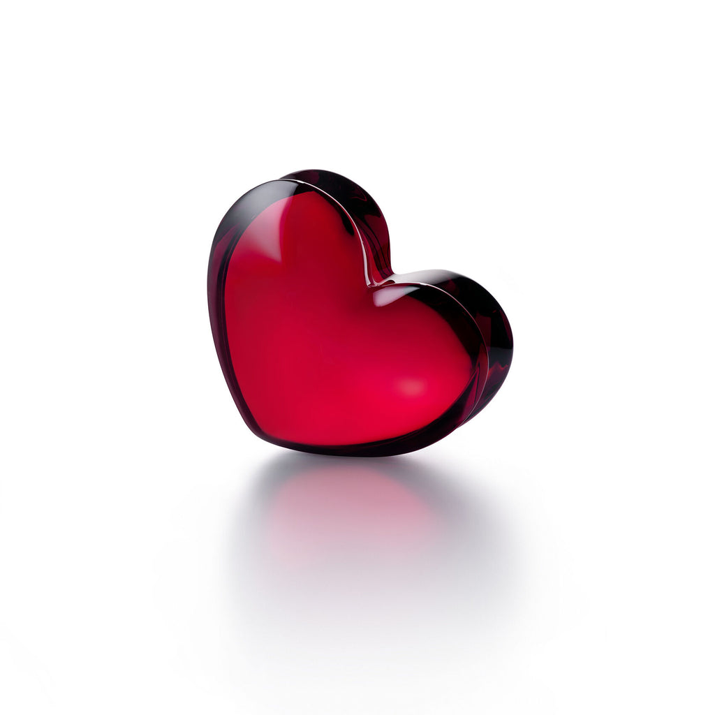 Baccarat Zinzin Ruby Large Heart - Charles Mayer