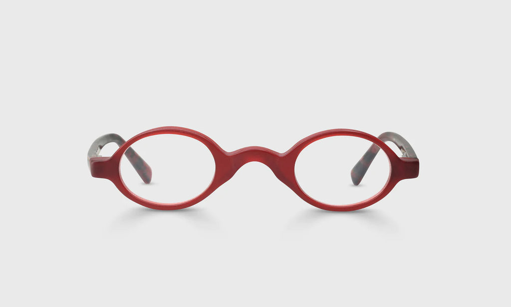 Eyebobs Old Money Matte Red Readers, 4.0 - Charles Mayer
