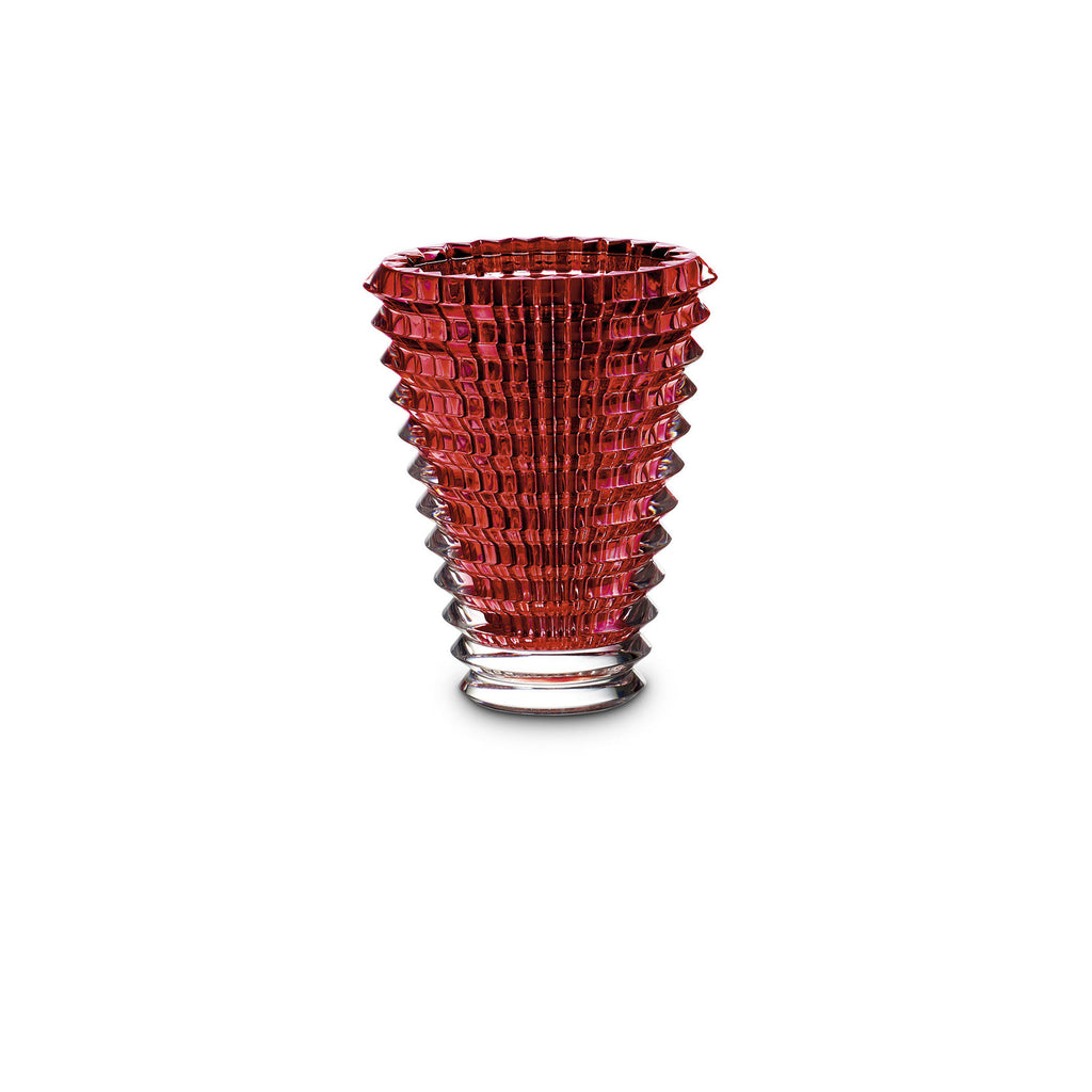 Baccarat Eye Small Red Vase - Charles Mayer