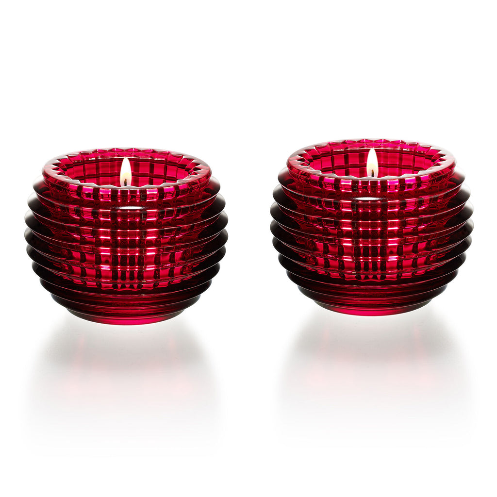 Baccarat Eye Red Votive, Set Of 2 - Charles Mayer