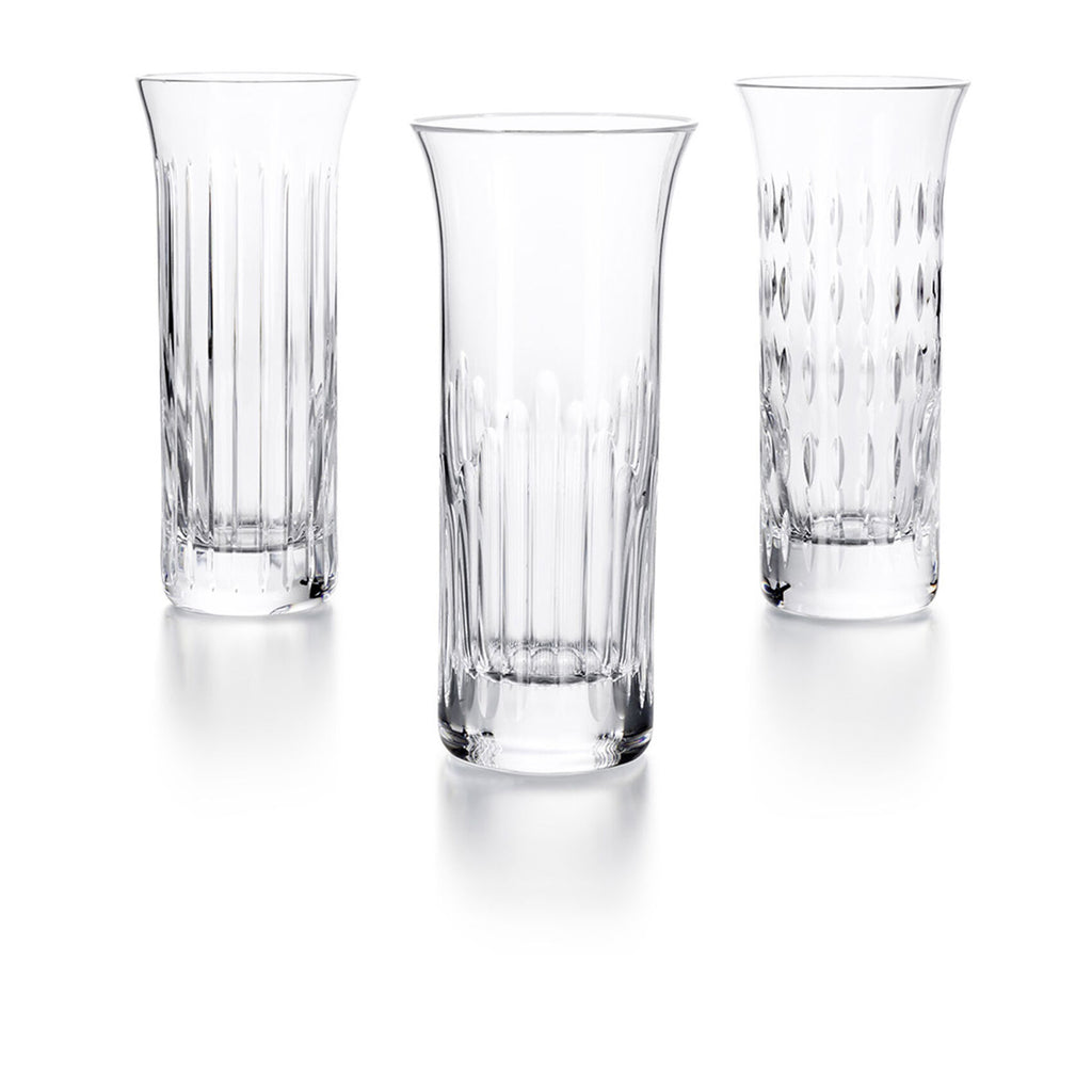 Baccarat Flora Vase Trio - Charles Mayer
