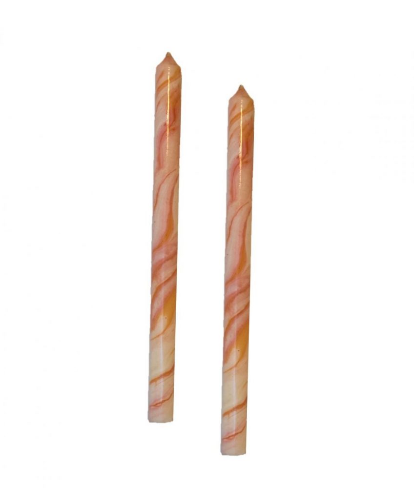 Jinglenog Candela Rosa Taper Set Of 2 - Charles Mayer