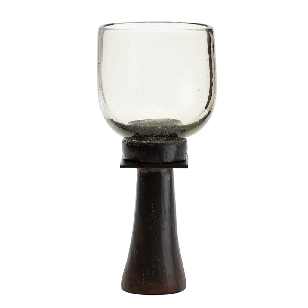 Jan Barboglio Tazon with Iron Stand - Charles Mayer