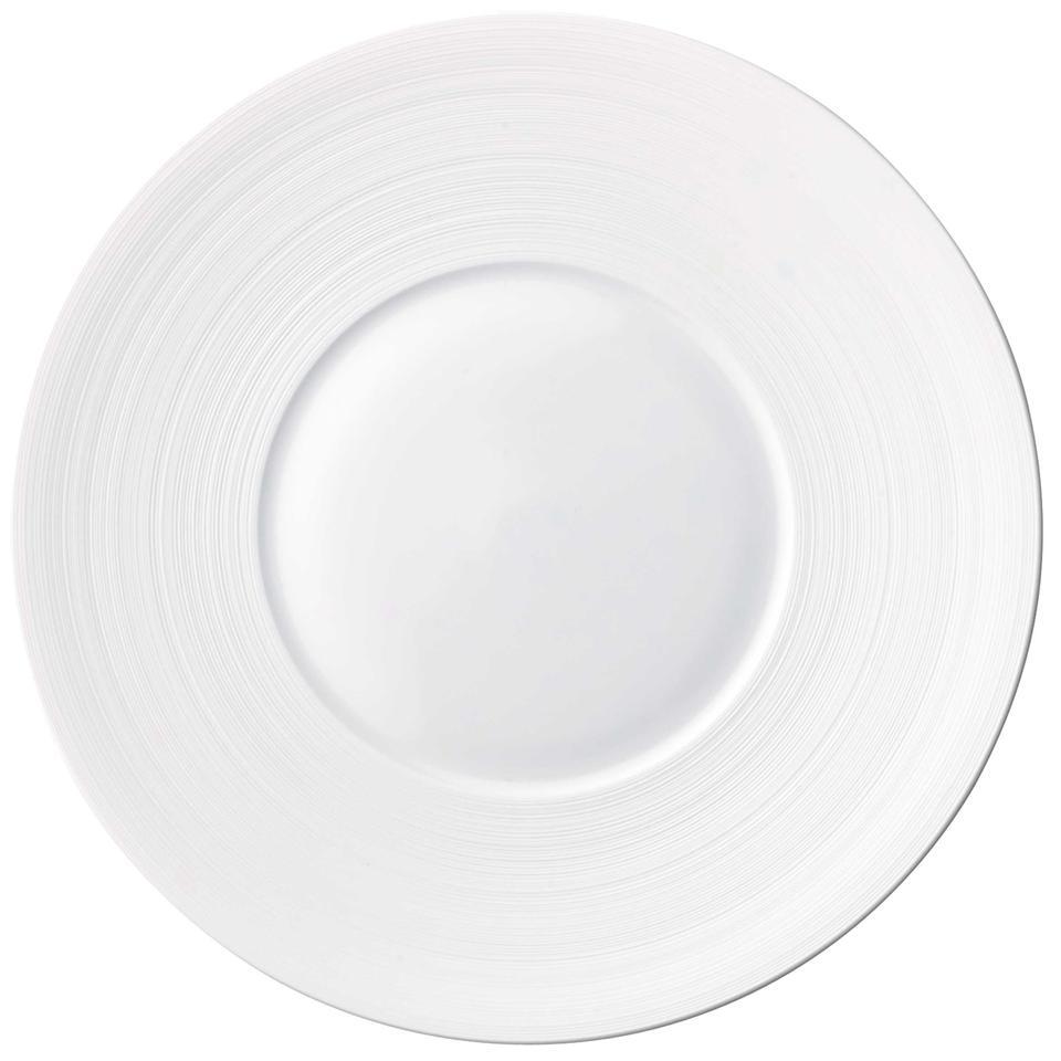 J.L. Coquet Hemisphere White Charger - Charles Mayer