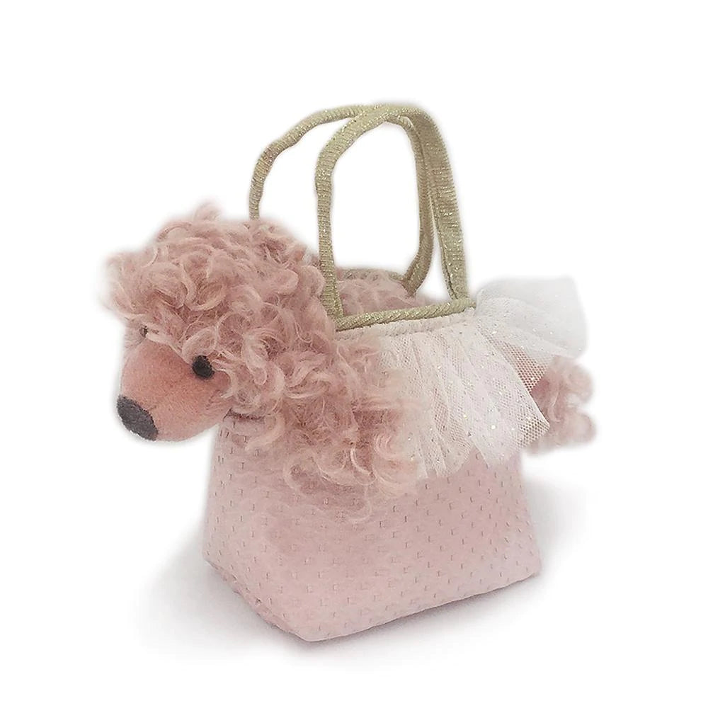 Mon Ami Pink Poodle Plush Toy In Purse - Charles Mayer