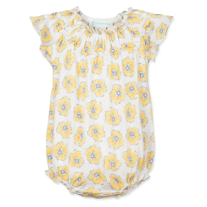 Feather Baby Sabine On White Ruched Bubble - Charles Mayer