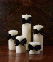 Match Pewter Ivory Smooth Pillar, 4*6 In. - Charles Mayer