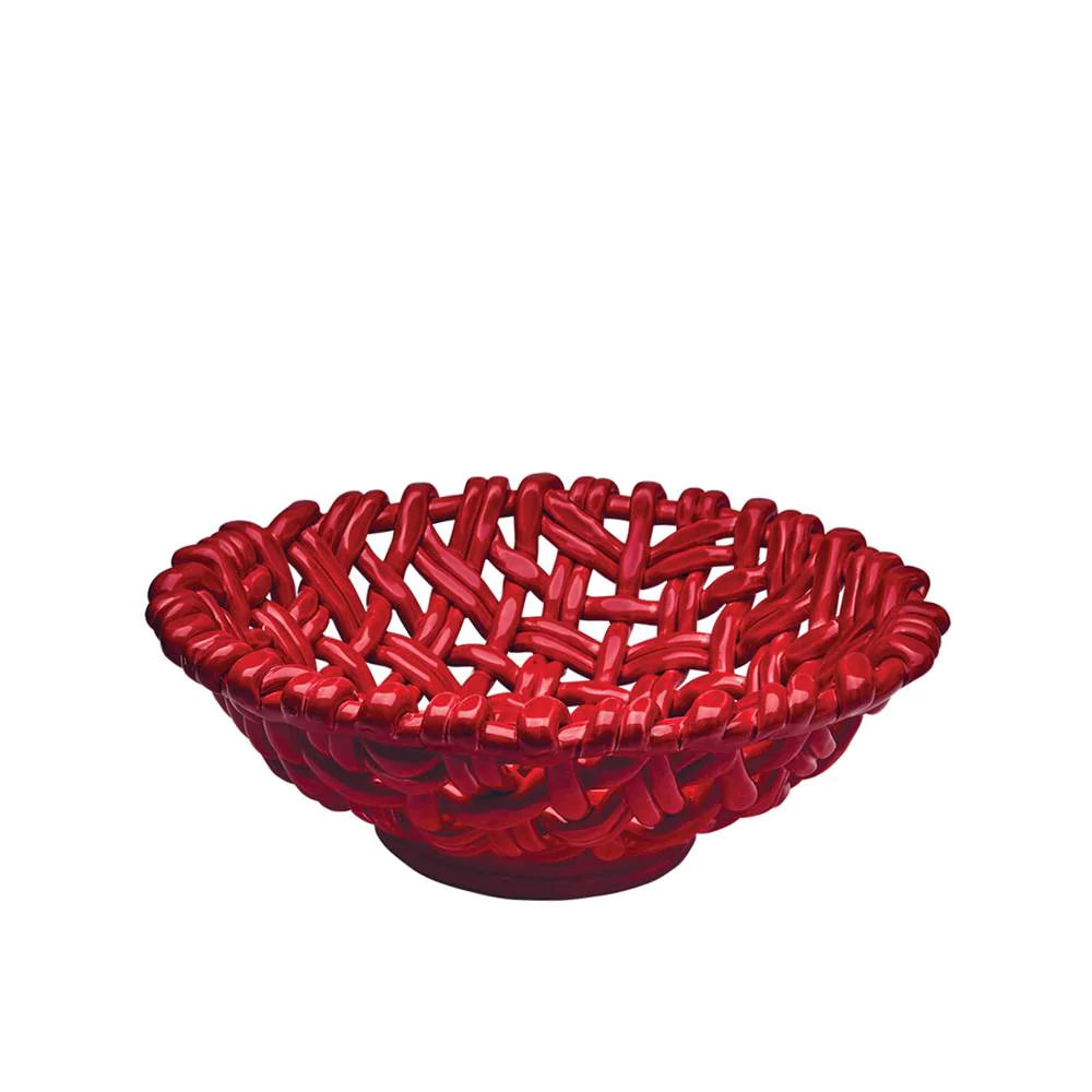 Skyros Red Round Basket - Charles Mayer