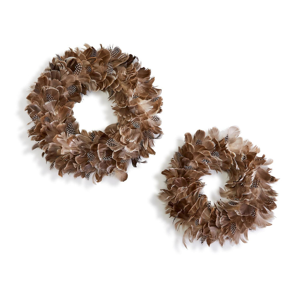 Feather Wreath, Set Of 2 - Charles Mayer