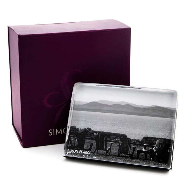 Simon Pearce 4*6 Woodbury Horizontal Photo Block/Box - Charles Mayer