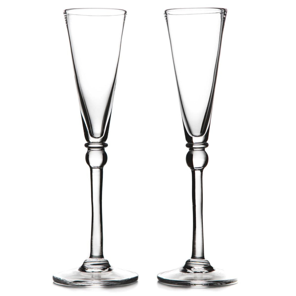 Simon Pearce Hartland Champagne Flute, Set Of 2 - Charles Mayer