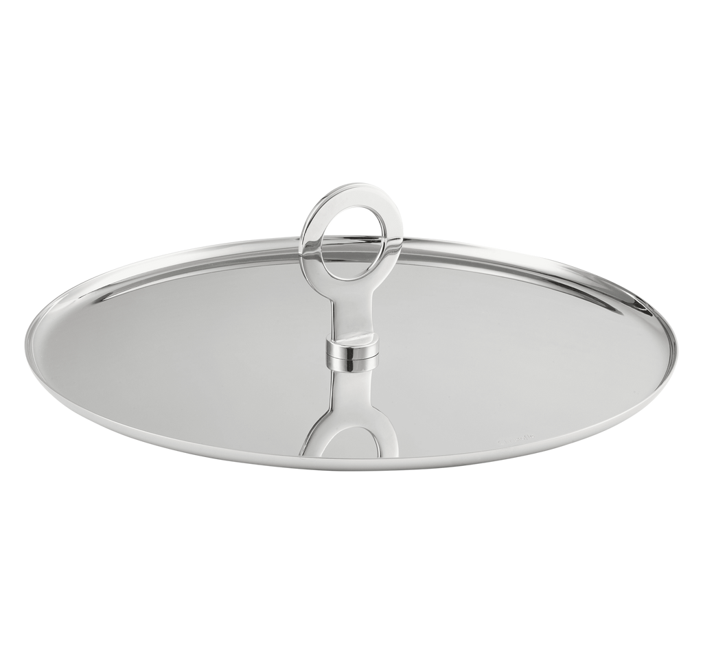 Christofle Oh De Stainless Cocktail Plate - Charles Mayer