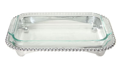 Mariposa Pearled Oblong Casserole - Charles Mayer