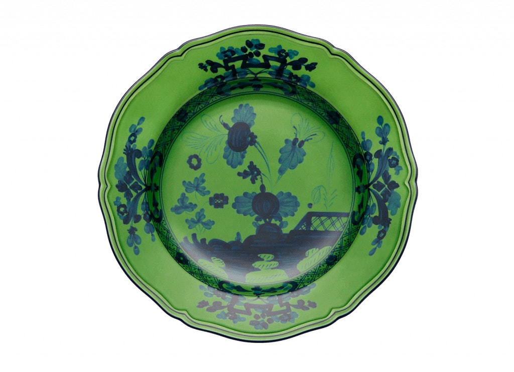 Oriente Italiano Malachite Charger Plate - Charles Mayer