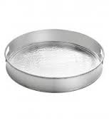 Reed & Barton Thomas O'Brien Heritage Hammered 15" Round Tray - Charles Mayer