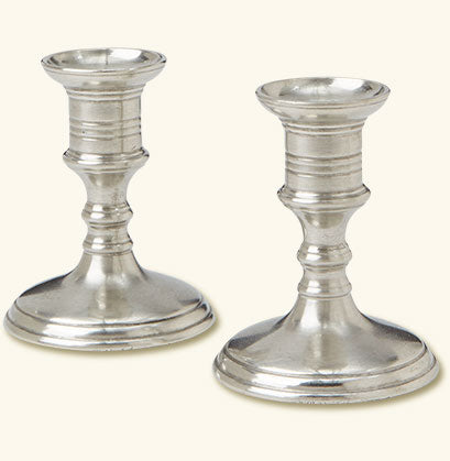 Match Prato Small Candlesticks, Pair of 2 - Charles Mayer