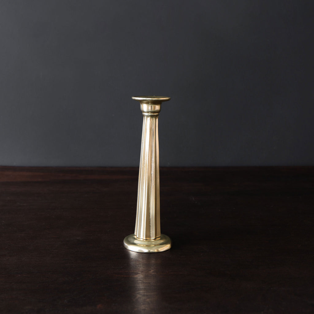 Beatriz Ball Sierra Modern Ridges Large Candlestick - Charles Mayer