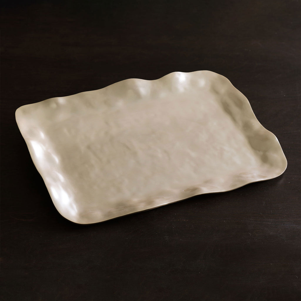 Beatriz Ball Sierra Modern Maia Gold Large Tray - Charles Mayer