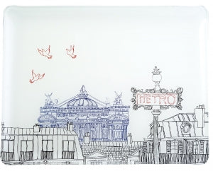 Gien Ca C'Est Paris Small Acrylic Tray - Charles Mayer